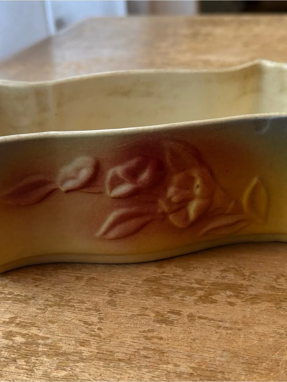 Shawnee Pottery relief flower